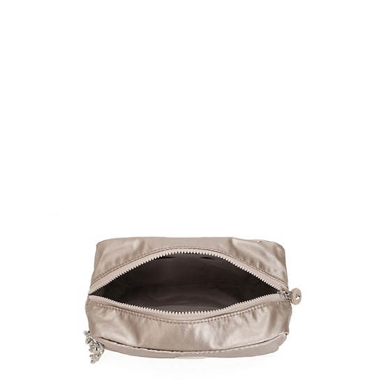 Kipling Gleam Metallic Pouch Tassen Beige | België 1083UZ